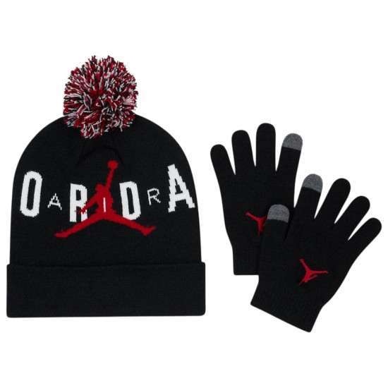 Jordan Παιδικό σετ σκουφάκι & γάντια Pom Beanie 2-Piece Set